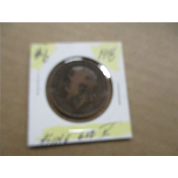 1918 KING GEORGE V LARGE PENNY TOKEN
