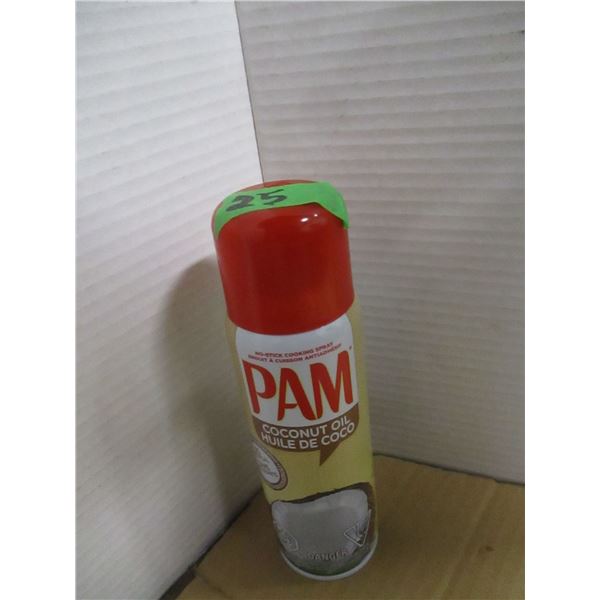 SHELF PULLS (AS IS):  PAM COCONUT OIL SPRAY (113G)