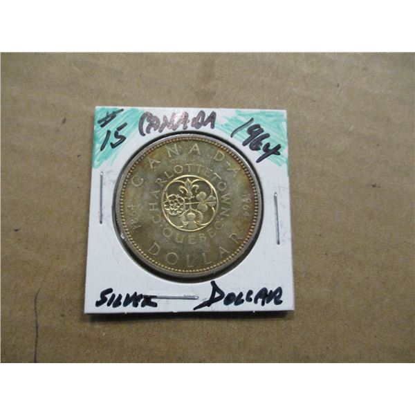 1964 CANADA SILVER DOLLAR