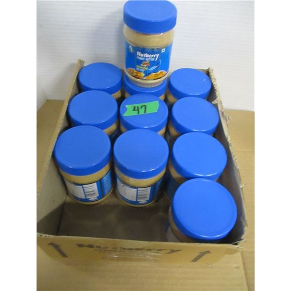 FREIGHT DAMAGE (AS IS):  11 JARS NUTBERRY PEANUT BUTTER