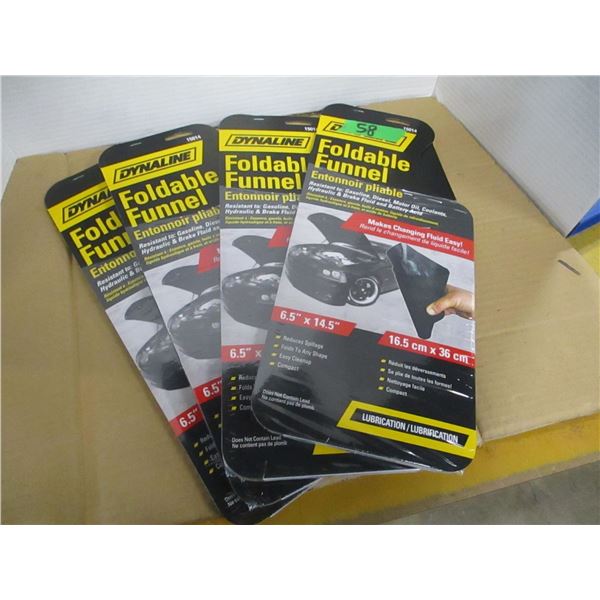 NEW:  4 FOLDABLE FUNNELS