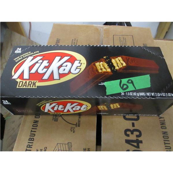 DARK CHOCOLATE KIT KAT BARS (24) - BOX