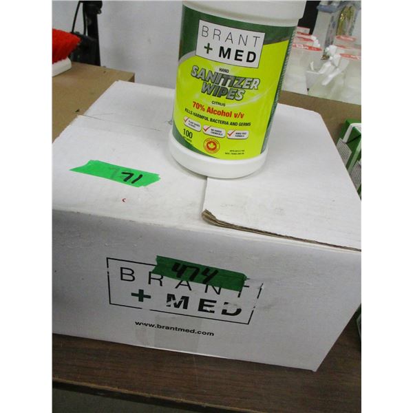 NEW:  BRENT MEDI WIPES (10 X 100 WIPES) - CASE