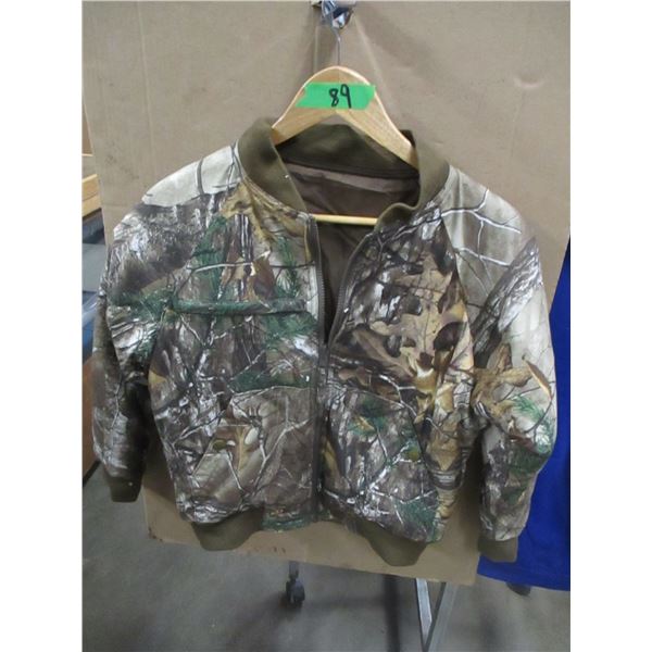 FREIGHT DAMAGE (AS IS):  KID'S CAMO JACKET (SMALL)