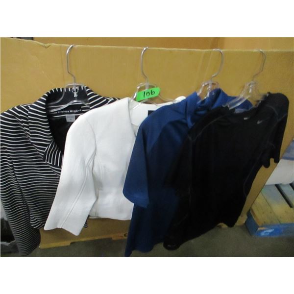 BOX C/W 4 PIECES OF CLOTHING AS SHOWN (SIZE 14 - LARGE)