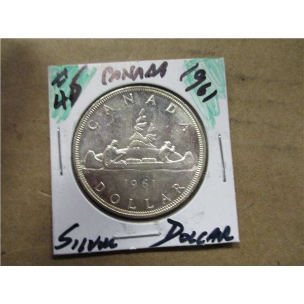 1961 CANADA SILVER DOLLAR
