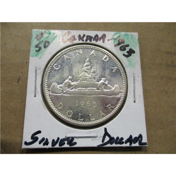 1963 CANADA SILVER DOLLAR