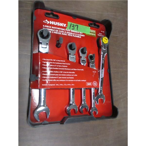 FREIGHT DAMAGE (AS IS):  SET OF RATCHET WRENCHES (1 MISSING)