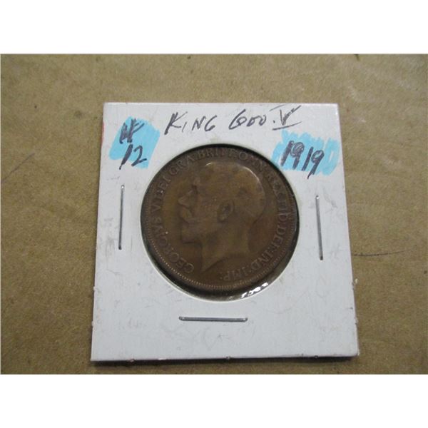 1919 KING GEORGE V LARGE PENNY