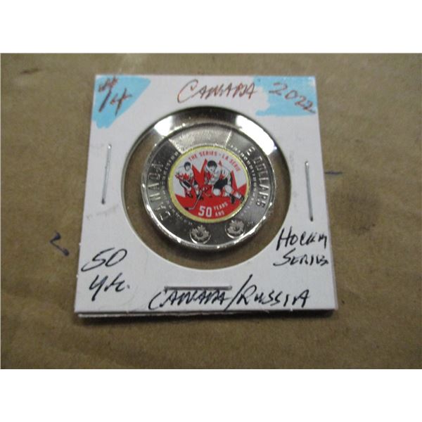 2022 CH/BU 50 YEAR CANADA/RUSSIA HOCKEY SERIES TOONIE