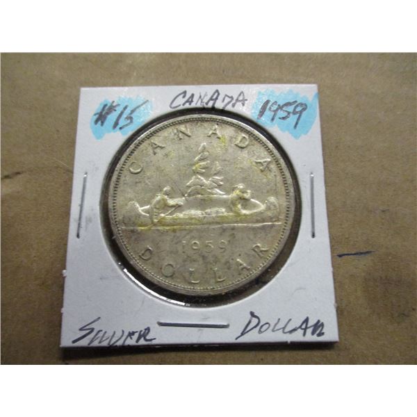 1959 CANADA SILVER DOLLAR