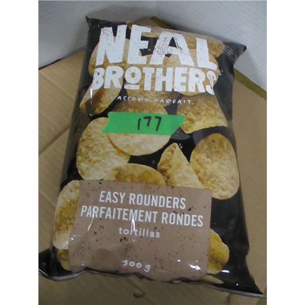 SHELF PULLS (AS IS):  NEIL BROTHERS ROUND CHIPS (300G) - BAG