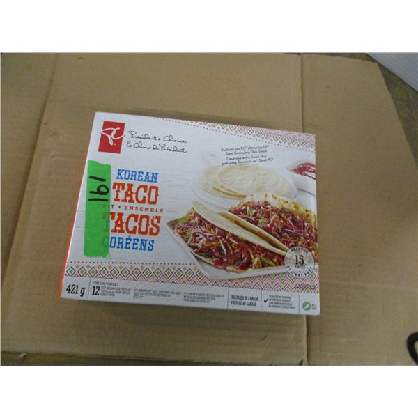 SHELF PULLS (AS IS):  KOREAN TACO KITS (421G)