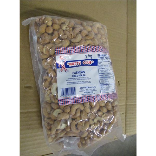 SHELF PULLS (AS IS):  CASHEWS (1 KG)
