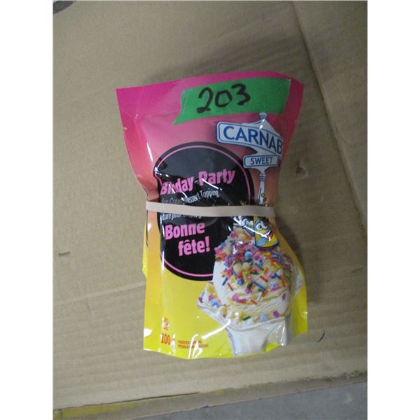 SHELF PULLS (AS IS):  BIRTHDAY & DESSERT TOPPING (2 X 100G)