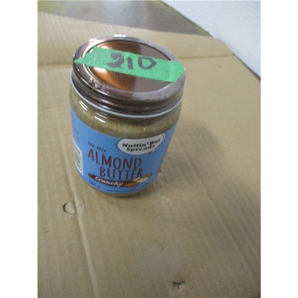 SHELF PULLS (AS IS):  CRUNCHY ALMOND BUTTER (365G)