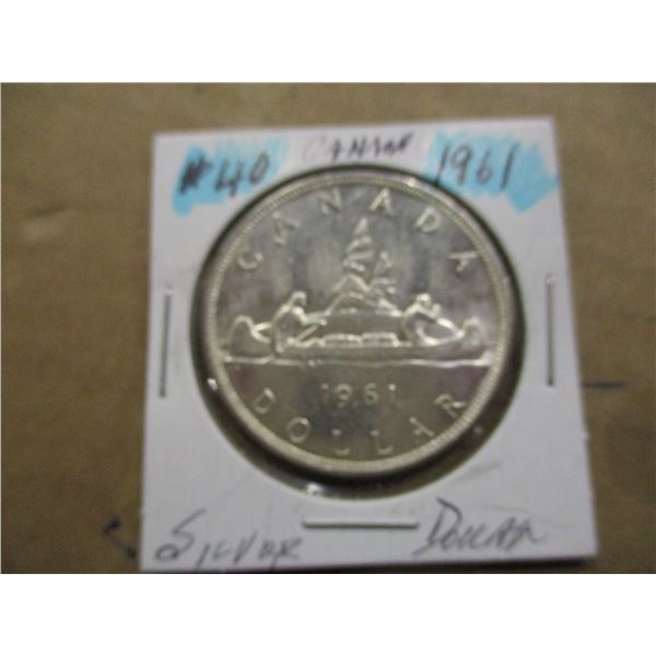 1961 CANADA SILVER DOLLAR