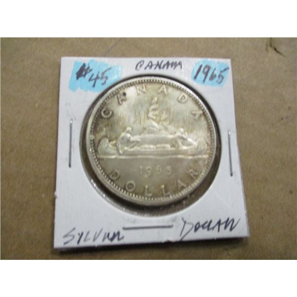 1965 CANADA SILVER DOLLAR