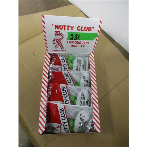 SHELF PULLS (AS IS):  SPEARMINT DROPS (12 X 50G)