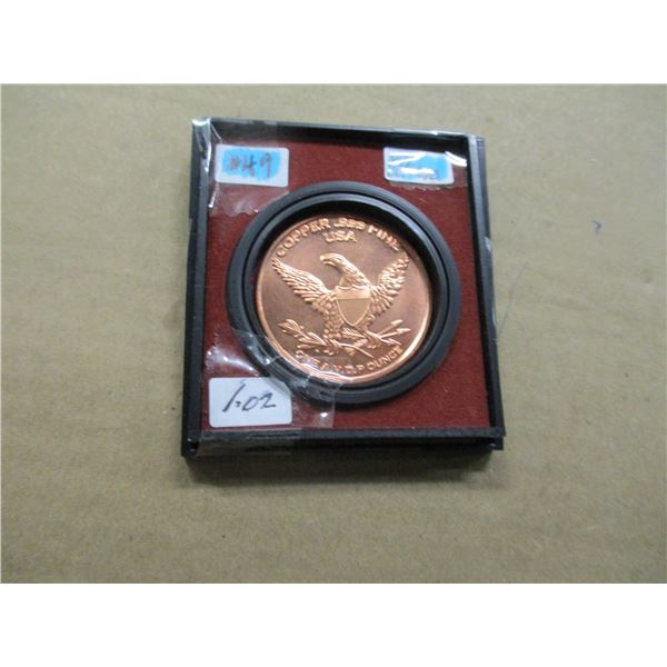 999 FINE COPPER USA EAGLE