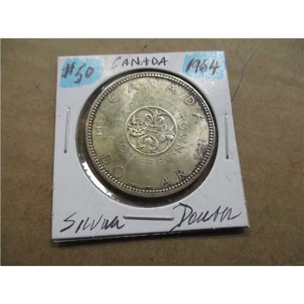 1964 CANADA SILVER DOLLAR