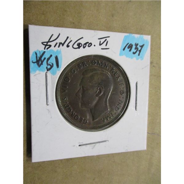 1937 KING GEORGE VI LARGE PENNY