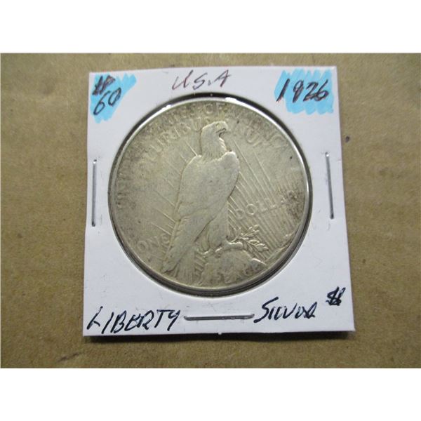 1926 USA LIBERTY SILVER DOLLAR