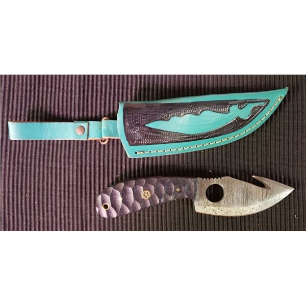 Hand Forged Damascus Steel Fixed Blade Knife