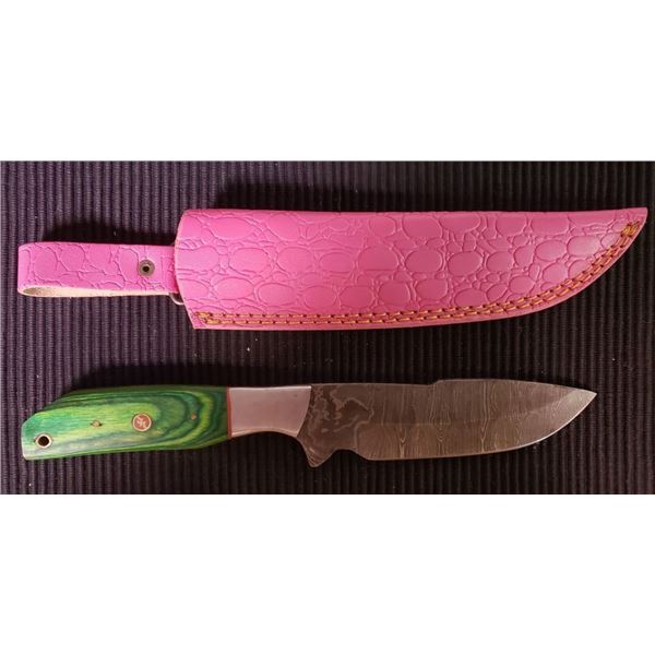 Hand Forged Damascus Steel Fixed Blade Knife