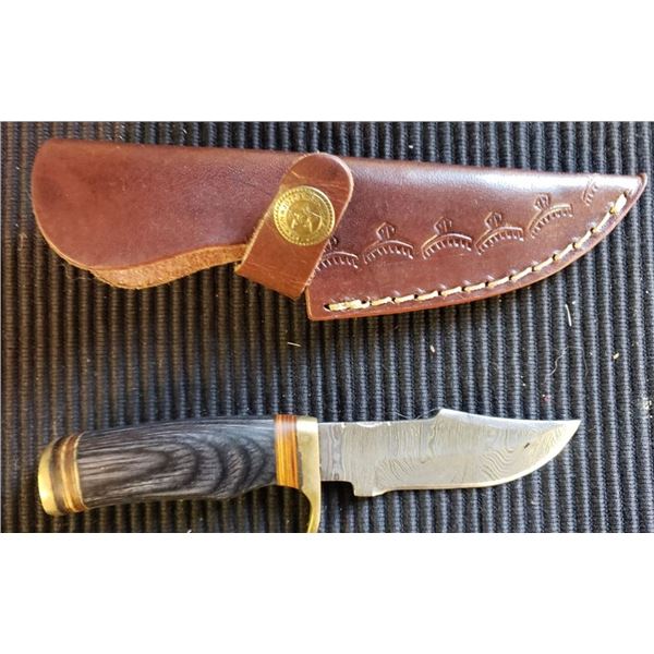 Hand Forged Damscus Steel Fixed Blade Knife