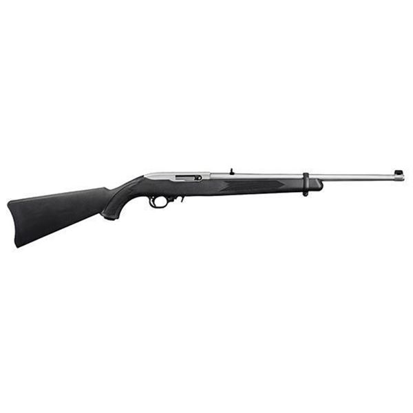 RUG 10/22 CARBINE 22LR 18.5" SS BLK SYN 10RD