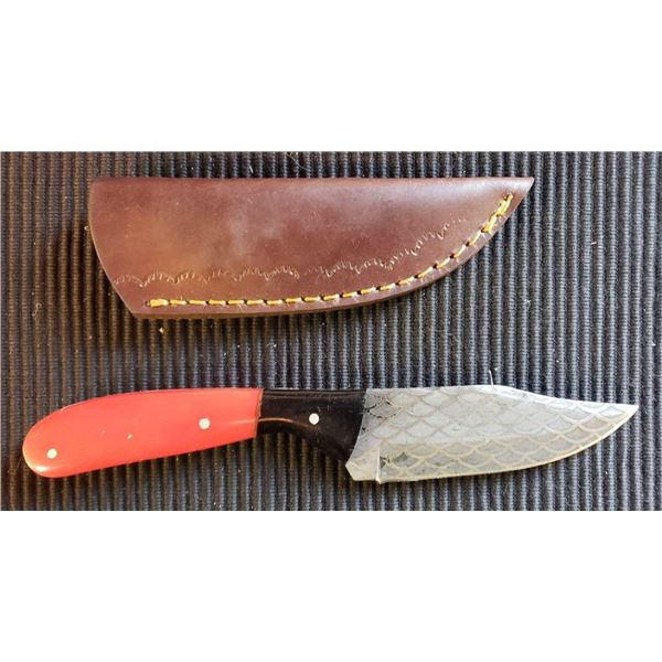 Hand Forged Damscus Steel Fixed Blade Knife