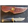 Image 1 : Hand Forged Damscus Steel Fixed Blade Knife