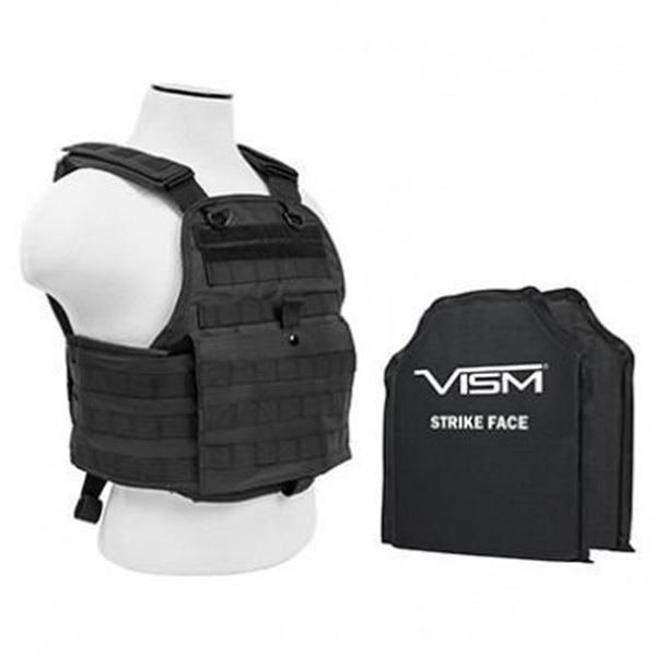 VISM 2924 Carrier w/10X12 Soft Panels [Med-2XL] - Black