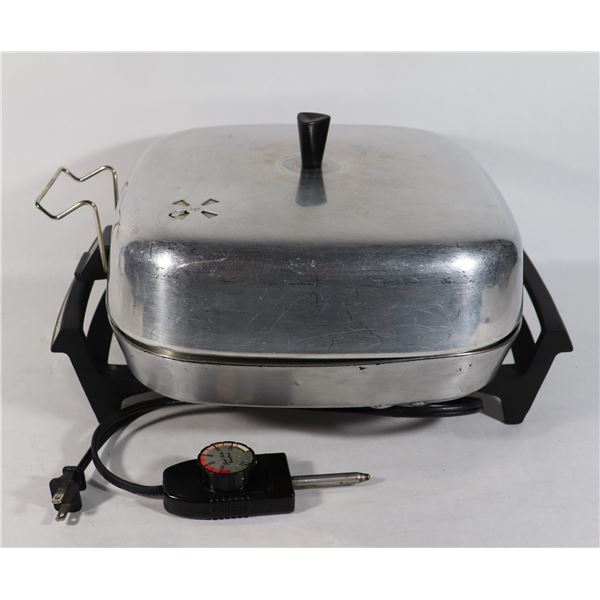 STAINLESS STEEL ELECTRIC FRYING PAN