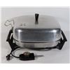 Image 1 : STAINLESS STEEL ELECTRIC FRYING PAN