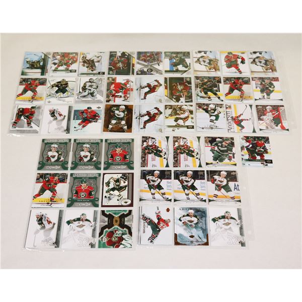 BUNDLE OF HOCKEY CARDS IN PROTECTIVE SLEEVES