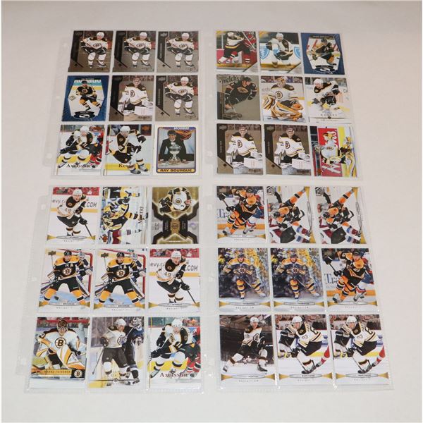 BUNDLE OF HOCKEY CARDS IN PROTECTIVE SLEEVES