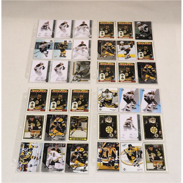 BUNDLE OF HOCKEY CARDS IN PROTECTIVE SLEEVES