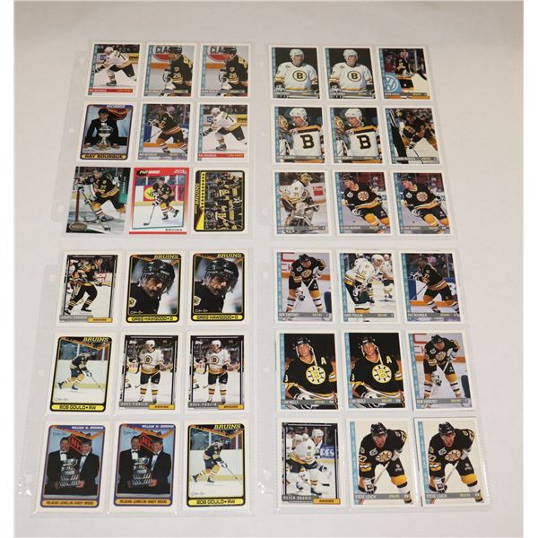 BUNDLE OF HOCKEY CARDS IN PROTECTIVE SLEEVES