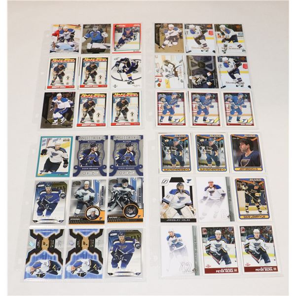 BUNDLE OF HOCKEY CARDS IN PROTECTIVE SLEEVES