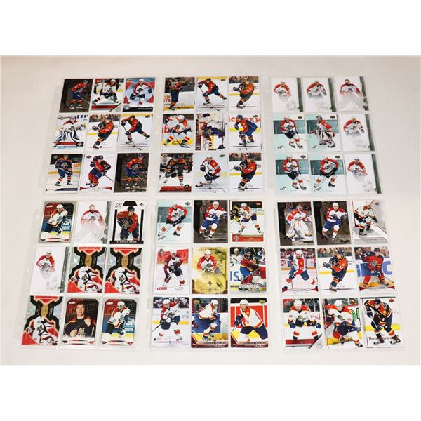 BUNDLE OF HOCKEY CARDS IN PROTECTIVE SLEEVES