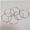 Image 1 : SILVER LOT OF 3 HOOPS EARRINGS(~WEIGHT 4.14G)