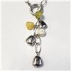 Image 2 : SILVER 22G 17" GENUINE GEMSTONE NECKLACE