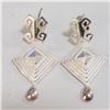 Image 1 : SILVER EARRINGS (~WEIGHT 3.64G)