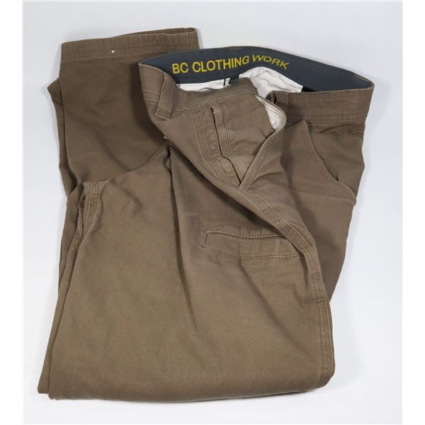 STORE RETURN: BC BROWN WORK PANTS SIZE 30 X 32