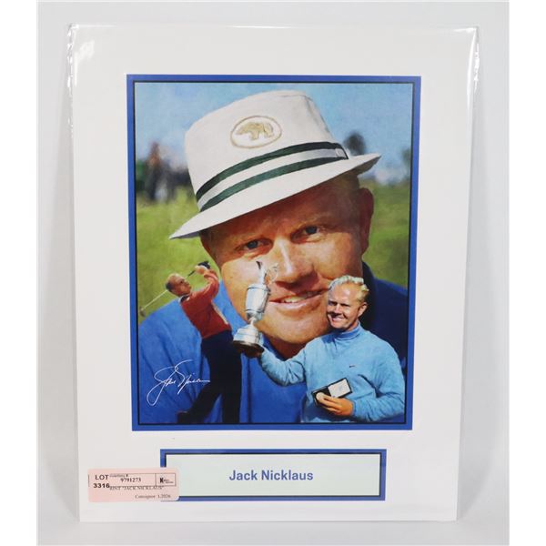 11x14" PRINT "JACK NICKLAUS"