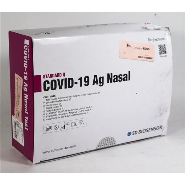 NEW CASE OF STANDARD Q COVID 19 AG NASAL TESTS