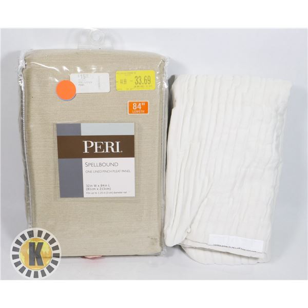 PERI SPELLBOUND ONE LINED PINCH PLEAT PANEL