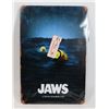 Image 1 : NEW JAWS THEME METAL WALL ART